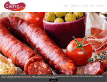 Tablet Screenshot of embutidoscastro.com